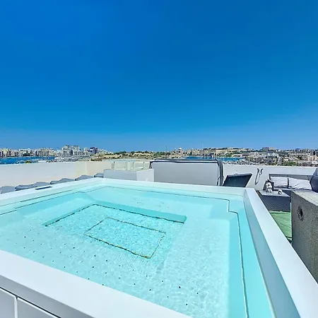 Seaview Duplex With Infinity Pool Apartament Gzira